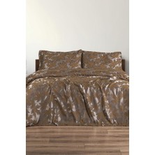 Plane 3 Parça Çift Kişilik Pike Takımı 230X250 Kahve