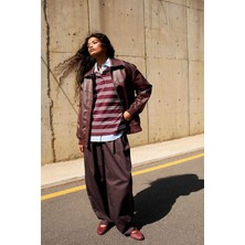 DeFacto Baggy Fit Normal Bel Gabardin Pantolon F7809AX25AU