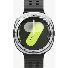 Spigen Samsung Galaxy Watch 8 (44mm) Kasa Koruyucu Bezel Tune Pro Pilot Saat Aksesuar Paslanmaz Çelik Yapı Üstün Koruma Silver - ACS10011