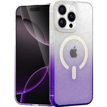 Newface Apple Iphone 14 Pro Max Pummel Shiny Magsafe Kapak - Mor Mrayd