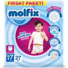 Nessiworld  Molfix Külot Bez Fırsat Paketi 7 Beden 19+ kg 27 Adet