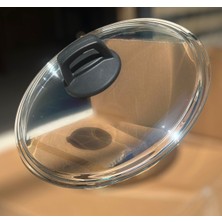 Arcak2 Karaca Kulp + 20 cm Tencere Sahan Tava Cam Kapağı