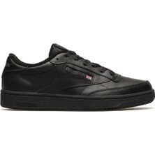 Reebok CLUB C 85 Siyah Erkek Spor Ayakkabı Nefes Alabilir Yapı ile Koşu ve Yürüyüş İçin İdeal
