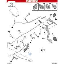 Debriyaj Alt Merkezi 208-C3 Peugeot 9812976180