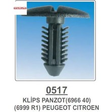 Ön Çamurluk Davlumbaz Klipsi 306 Starklips  6999.R1/ 15110517   517