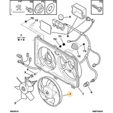 Vantilatör Pervanesi Çap Peugeot    Cıtroen, Peugeot 1253.38