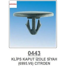 Motor Kaput Izalasyon Klipsi  Prt- 206 Starklips  6995.V6   443