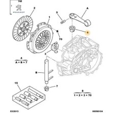 Debriyaj Çatal Üst Burcu  106-306-XSARA 1.4/1.6