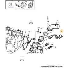 Su Sicaklik Sonda Müşiri Peugeot 1338.C7