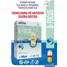 B-Focus 30 Likit Kapsül Stikolin Içeren Konsantrasyon ve Dikkat Eksikliği Destekleyici Vitamin