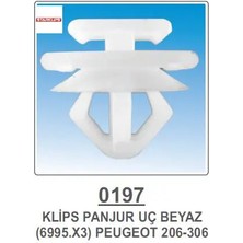 Kapi Kuşak / Panjur Klipsi Beyaz   106-206-306