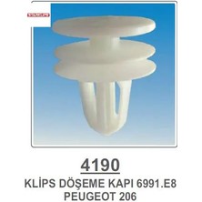 Kapi Döşeme Klipsi  Partner-Berlingo Starklips  6991.E8/ 6990.50   4190