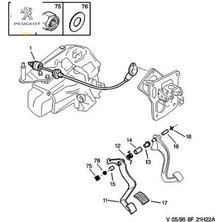 Debriyaj Teli H.d  106 91-96  1.6i Peugeot  2150.Q3   Peugeot, Cıtroen 2150.Q3