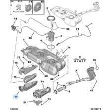 Partikül Depo Alt Kapaği 208 2008 301 C3 Picasso