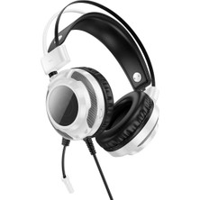 Hoco W110 Rgb Aydınlatmalı 2m Kablolu Kafa Üstü Mikrofonlu Gamıng Oyuncu Kulaklık