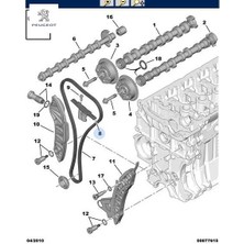 Triger Zincir Orta Gergisi 308-C3 Ep6 Peugeot    Peugeot, Cıtroen 0818.41