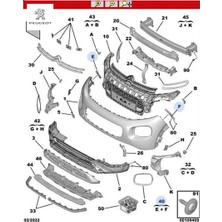 On Tampon Baglantisi C3 C Peugeot 1628933080