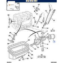 Mqp Yağ Filtresi Boxer Ii 2.8hdi Eurorepar  1109.AQ/ 1109.Y7   Peugeot, Lancıa, Renault, Opel, Cıtroen, Alfa Romeo, Iveco, Fıat 1609563780