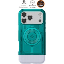 Spigen Apple iPhone 17 Pro ile Uyumlu MagSafe Kılıf Classic C1 Hava Kanalı Teknolojisi™ Askeri Sınıf Koruma MagFit Bondi Blue iMac Tasarım Kapak - ACS09961