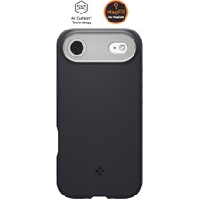 Spigen Apple iPhone Air ile Uyumlu Silikon MagSafe Kılıf Nano Pop Hava Kanalı Teknolojisi™ Askeri Sınıf Koruma MagFit Black Sesame Kaymaz Kapak - ACS09933
