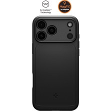 Spigen Apple iPhone 17 Pro Max ile Uyumlu ince MagSafe Kılıf Thin Fit Hava Kanalı Teknolojisi™ Askeri Sınıf Koruma MagFit Black Kapak - ACS09879