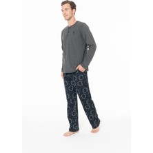 Erkek Kışlık Lisanslı Uzun Kol Pijama Takım  18971