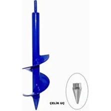 Matkap Uç Toprak Burgu Bodur Kısa Ağaç Dikme Makinesi 32X10 cm