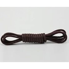 Arpacı 120 cm Mumlu Bağcık 1 Çift Yuvarlak Klasik Ayakkabı İçin Kahverengi Renk