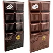 Kuvertür / Eritme Çikolata 2'li Bitter ve Sütlü 200 gr