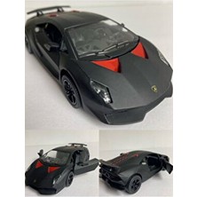 Metal Oyuncak Araba Lamborghini Sesto Elemento Çek Bırak 12 cm 1/36 Ölçek Lisanslı Model Araba