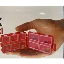 Dr. Black Kırmızı Saklama Kutusu 4 Gözlü Pratik Kullanım İçin Dayanıklı Malzeme Özellikleri