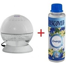 Discover Sihirli Küre Işıklı Hava Temizleyici 150 ml Energy Koku Solüsyonu Beyaz Renkli