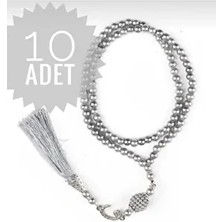 ayhanhome 10 Adet 99'luk Akrilik Inci Tesbih Çeyizlik Hediyelik Bohçalık Özel Tasarım