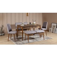 Sembol Extra Mutfak Masa Takımı Ceviz Soho