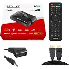 G50 Hd Uydu Cihazı ve Scart Av Kablo + Tüplü Tv Uyumlu