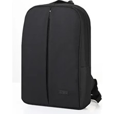D'Vers Siyah Laptop ve Sırt Çantası Orta Boy Kumaş Düz Desen Basic Koleksiyonu
