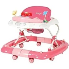Prego Digo Oyuncaklı Poky Bebek Yürüteç Pembe Renkli Ergonomik Tasarım ve Katlanabilir Özellikler