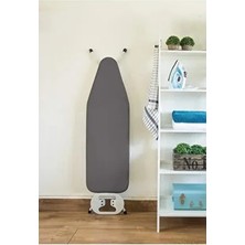 Trioport Yanmaz Termal Keçeli Ütü Masası Örtüsü Gri Renkli Yanmaz Ütü Masası Kılıfı ve Bezi