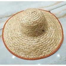 Safvan Büyük Boy Hasır Fötr Şapka Erkekler İçin Doğal Malzeme ve Şık Tasarım