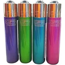 CLİPPER Renkli 4’lü Çakmak Set Şık Tasarım ve Rüzgar Geçirmez Özellikleriyle