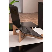 İlkal Kahverengi Çok Amaçlı Laptop Sehpası MDF Malzeme ile Modern Dekor Uyumlu Tasarım