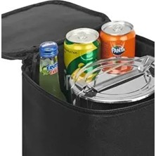 Soğuk Sıcak Tutuculu Mini Termos Çanta Buzluklu Plaj Piknik Çantası Mini Içeçek Çantası