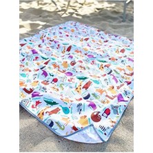 145X100CM Zoo Sıvı Geçirmez Mama Sandalyesi Altı Için Yer Örtüsü, Masa Örtüsü, Makinada Yıkanabilir