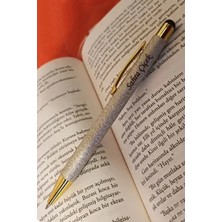 Tusah Touchpad Li Kişiye Özel Tükenmez Kalem Kutusuz Altın Renkli Kalem