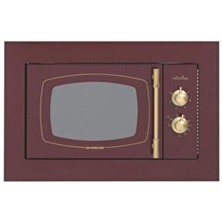 Silverine MW9033R02 Retro Bordo Ankastre Mikrodalga
