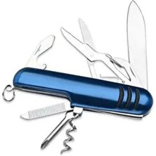 Çok Amaçlı Çakı - 7 Fonksiyonlu Isviçre Çakısı - Katlanır Metal Çakı