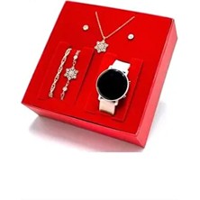 Kadın Kol Saati Rose Gold Renkli Silikon Kasa 3 ATM Suya Dayanıklı Dijital/Analog