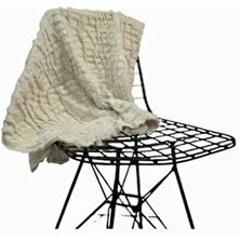 Plush Studio Zp Croco Kırık Beyaz Peluş Kumaş 100x150 cm Dekoratif Desenli