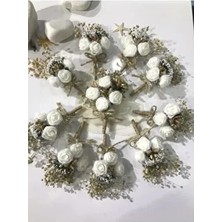 10 Adet Yaka Çiçeği - Sağdıç Çiçeği - Damat Çiçeği