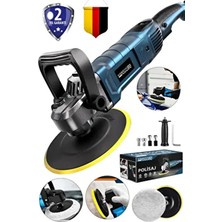 Kimmer Plus Profesyonel 1200 W 180 mm 6 Kademeli Kutulu Zımpara Pasta Cila ve Polisaj Makinesi